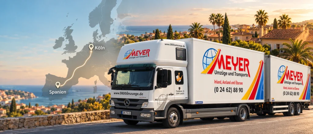 Umzugsunternehmen zwischen Deutschland und Spanien – Meyer Umzüge